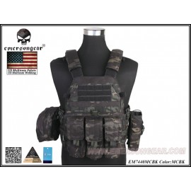 EMERSON LBT6094A style Plate Carrier w 3 pouches(MCBK)