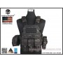 EMERSON LBT6094A style Plate Carrier w 3 pouches(MCBK)