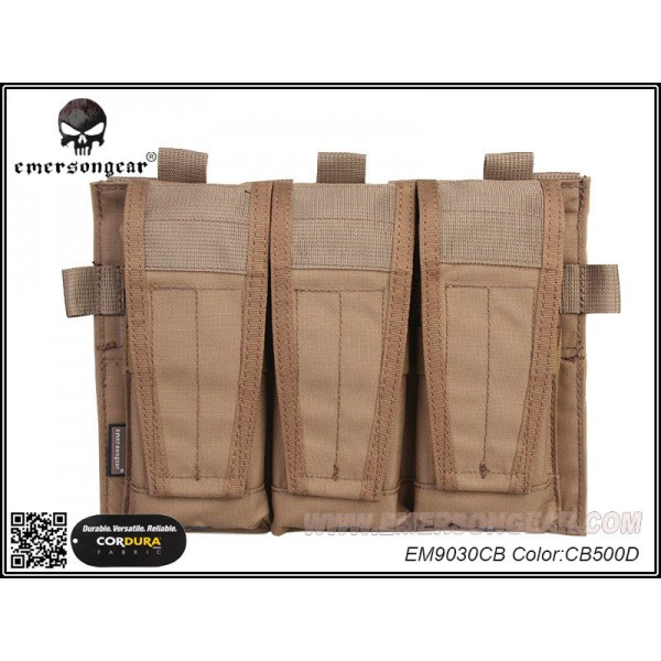 EMERSON Triple Magazine Pouch Only For AVS Vest (CB) (FREE SHIPPING)