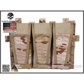 EMERSON Triple Magazine Pouch Only For AVS Vest (Multicam Arid) (FREE SHIPPING)		