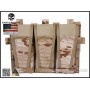 EMERSON Triple Magazine Pouch Only For AVS Vest (Multicam Arid) (FREE SHIPPING)		
