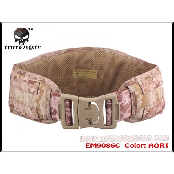 EMERSON Padded Molle Waist Belt (AOR1) (FREE SHIPPING)