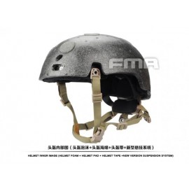 FMA New Suspension And High Level Memory Pad For Ballistic Helmet (DE M/L)