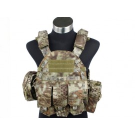 TMC 6094 style Plate Carrier w 3 pouches ( MAD )