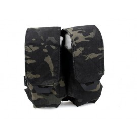 TMC QUOP Double M4 Mag Pouch ( Multicam Black )