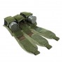 TMC PT style Tri Grenade Pouch ( Woodland)