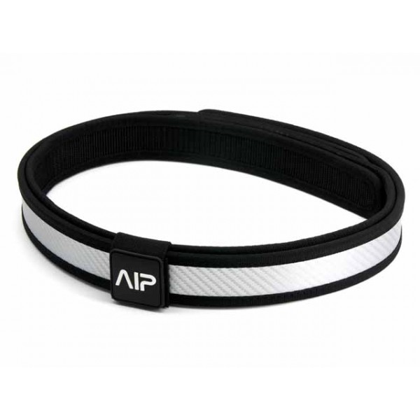 AIP IPSC Silver Carbon Belt - M