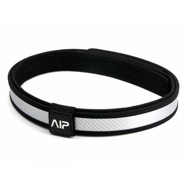 AIP IPSC Silver Carbon Belt - S