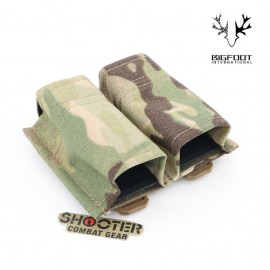 BIGFOOT INT Kydex insert Double 9mm Magazine Pouch (Multicam)