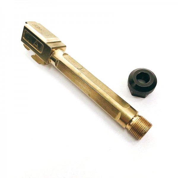 T PRO&T Match Grade Threaded Barrel -14mm CCW (Copper Gold) For TM G19