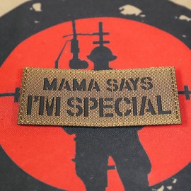 SCG "MAMA Says I'm Special" Laser cut Patch (CB)
