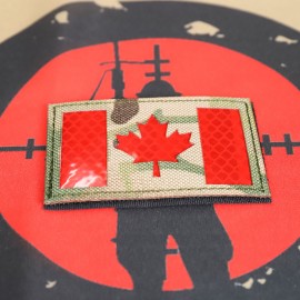 SCG Laser cut Patch "Canadian Flag-MC"