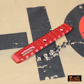 SLONG CNC KEYMOD Rail-125mm Red