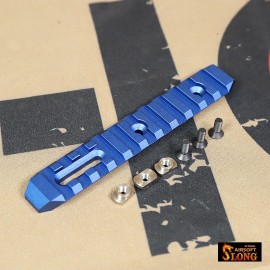 SLONG CNC M-LOK Rail-128mm Blue