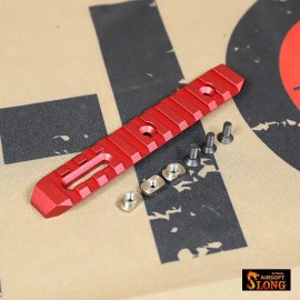 SLONG CNC M-LOK Rail-128mm Red