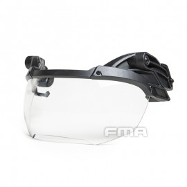 FMA HELMET GOGGLE TRANSPARENT LENSES (BK)