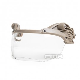 FMA HELMET GOGGLE TRANSPARENT LENSES (DE)