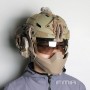 FMA Half Seal Folding Mask For Tactical Helmet (DE)
