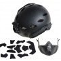 FMA FAST SF Tactical HELMET With Half Mask (BK)