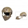 FMA FAST SF Tactical HELMET With Half Mask (DE)