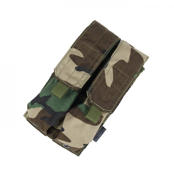 TMC MP7A1 Double Magazine Pouch ( Woodland )