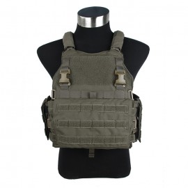 TMC giubbino tattico cherry plate carrier (verde)-abbigliamento softair