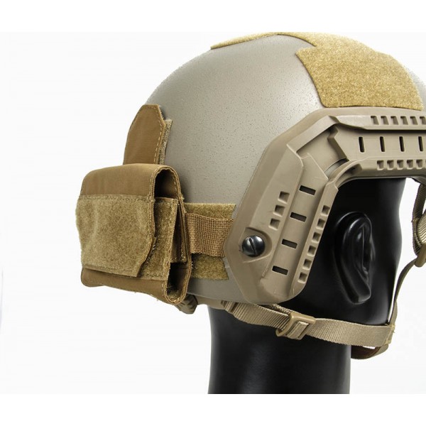 TMC Mounted Helmet 4 CR123 Battery Pouch ( CB )