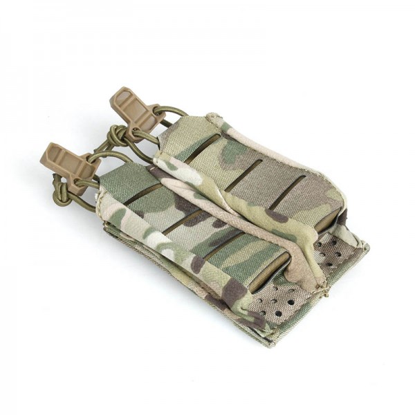 TMC 9MM STACKABLE DOU PISTOL POUCH ( Multicam )