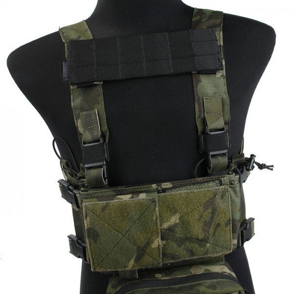 TMC MOLLE Panel for SS Chest Rig ( BK )