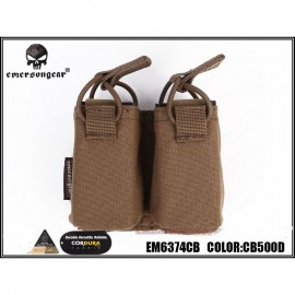 Emersongear Double 9mm Magzine pouch for SS Vest (CB) (FREE SHIPPING)