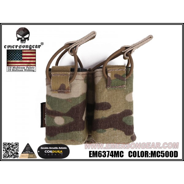 Emersongear Double 9mm Magzine pouch for SS Vest (MC) (FREE SHIPPING)