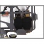 Emersongear Double 9mm Magzine pouch for SS Vest (BK) (FREE SHIPPING)