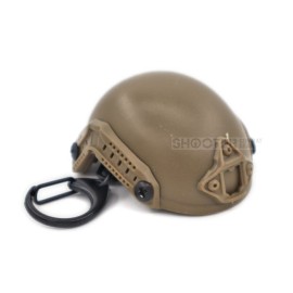 SCG FAST Helmet Shape Bottle Opener Keychain (DE)