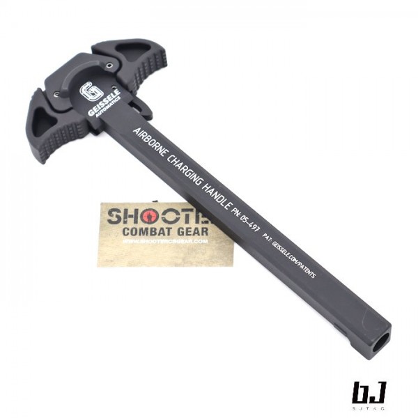 BJTAC AIRBORNE Charging Handle For Marui MWS GBB ( G Style -BK )