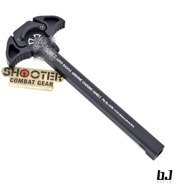 BJTAC AIRBORNE Charging Handle For Marui MWS GBB ( NOV Style -BK )