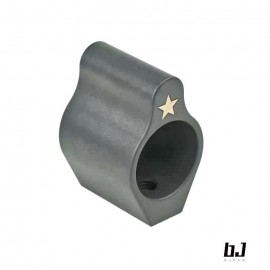 BJTAC B*M Style Stainless Steel Gas Block for Airsoft ( Black)