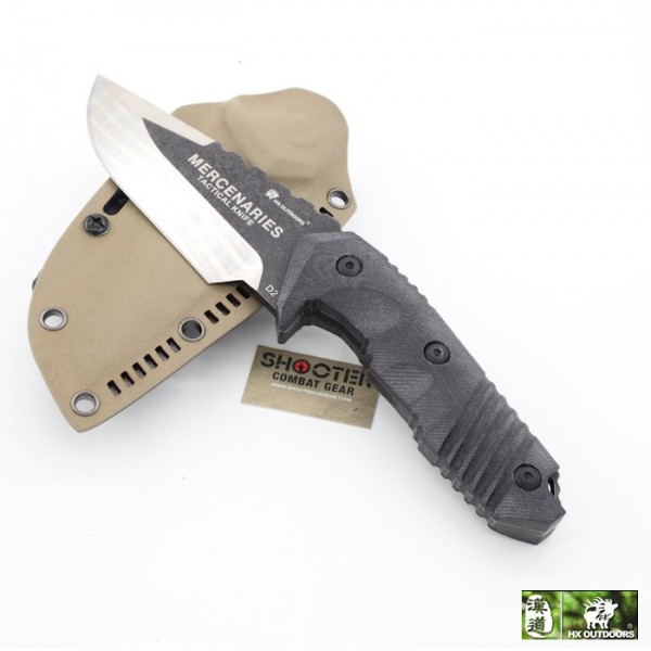 HX OUTDOORS warrior mercenaries tactical straight knife 