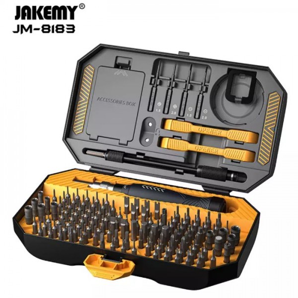 JAKEMY 145 in 1 Precision screwdriver set with accessories JM-8183