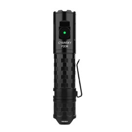 CYANSKY P20R Portable Outdoor Flashlight (Black)