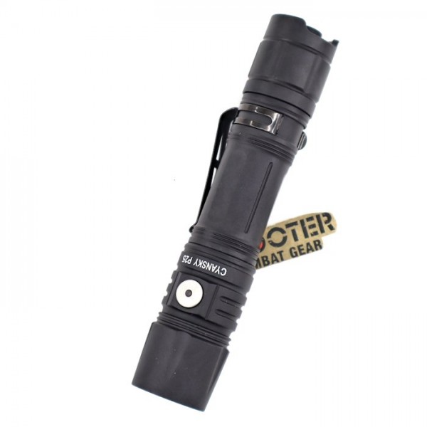 CYANSKY P25 Palm-sized Tactical Flashlight (3600 Lumens / 192M)