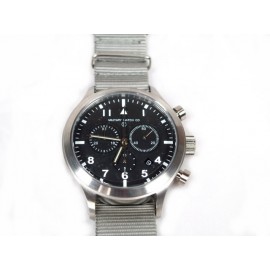 MWC MIL-TEC III Stainless Steel Military Pilots Chronograph Watch