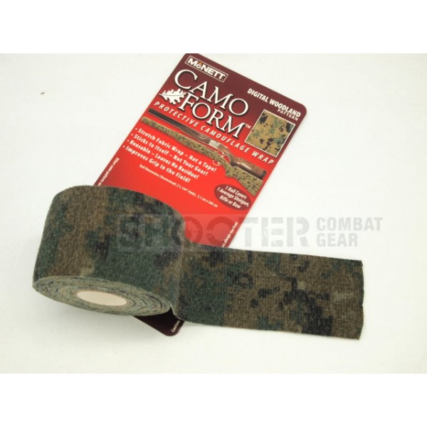 McNETT Camo Form Protective Camouflage Wrap (Digi woodland)