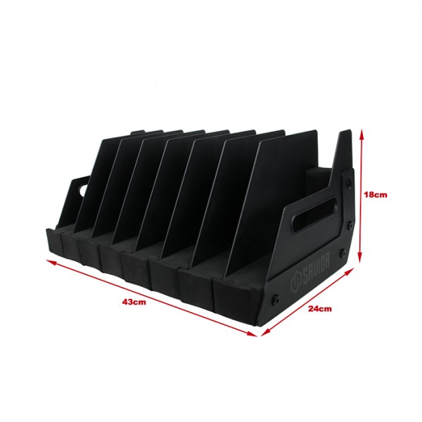 Savior 8-SLOT PISTOL RACK ( Black )