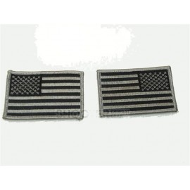 Military Hook & Loop Fasteners Patches "ACU Flag Set