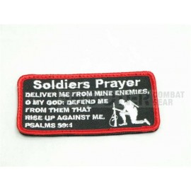 SCG Hoop & Loop Patches "SOLDIERS PRAYER"