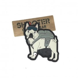 Airsoftology Frenchie - Paratrooper French Bulldog PVC Patch