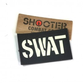 SCG Hook & Loop Fasteners Patches glow in the dark " SWAT"