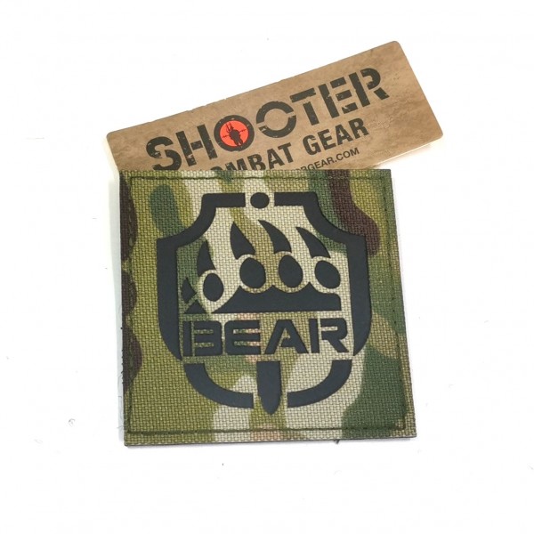 SCG Laser cut Patch BEAR - MC