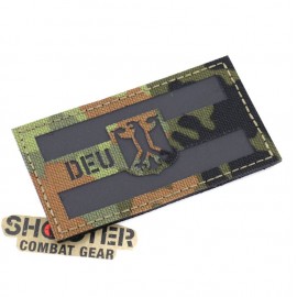 SCG Laser cut Patch" DEU Flag- German Camouflage"