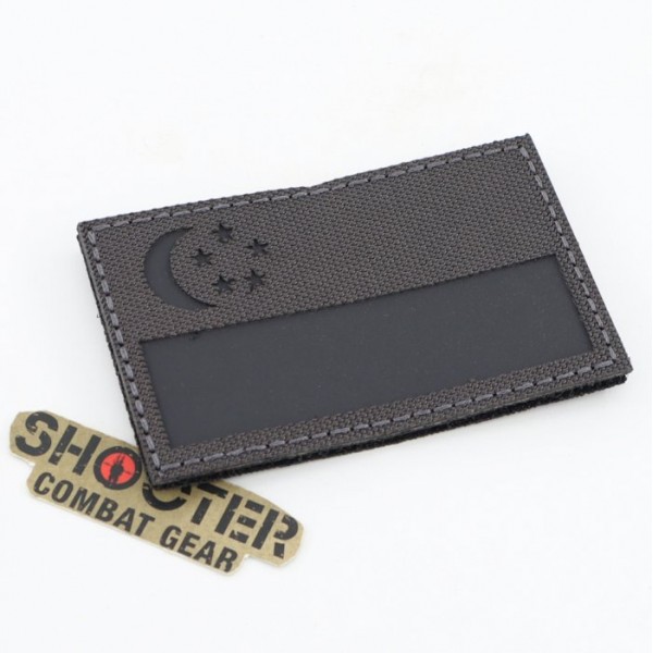 SCG Laser cut Patch "Singapore  Flag- WG"